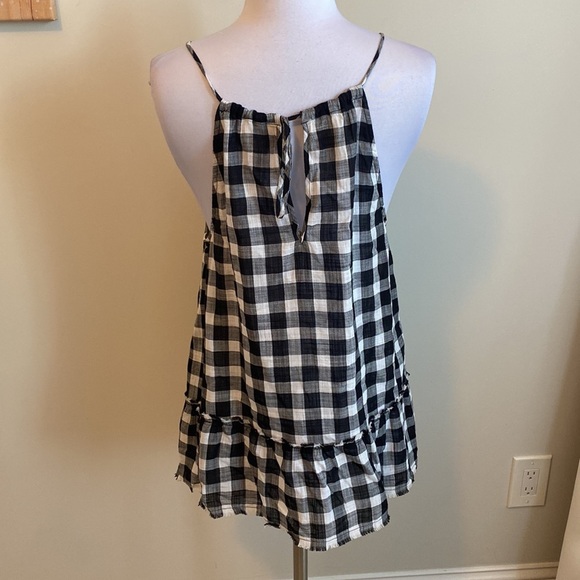 Cloth & Stone Black White Checkered Tank - Picture 3 of 8